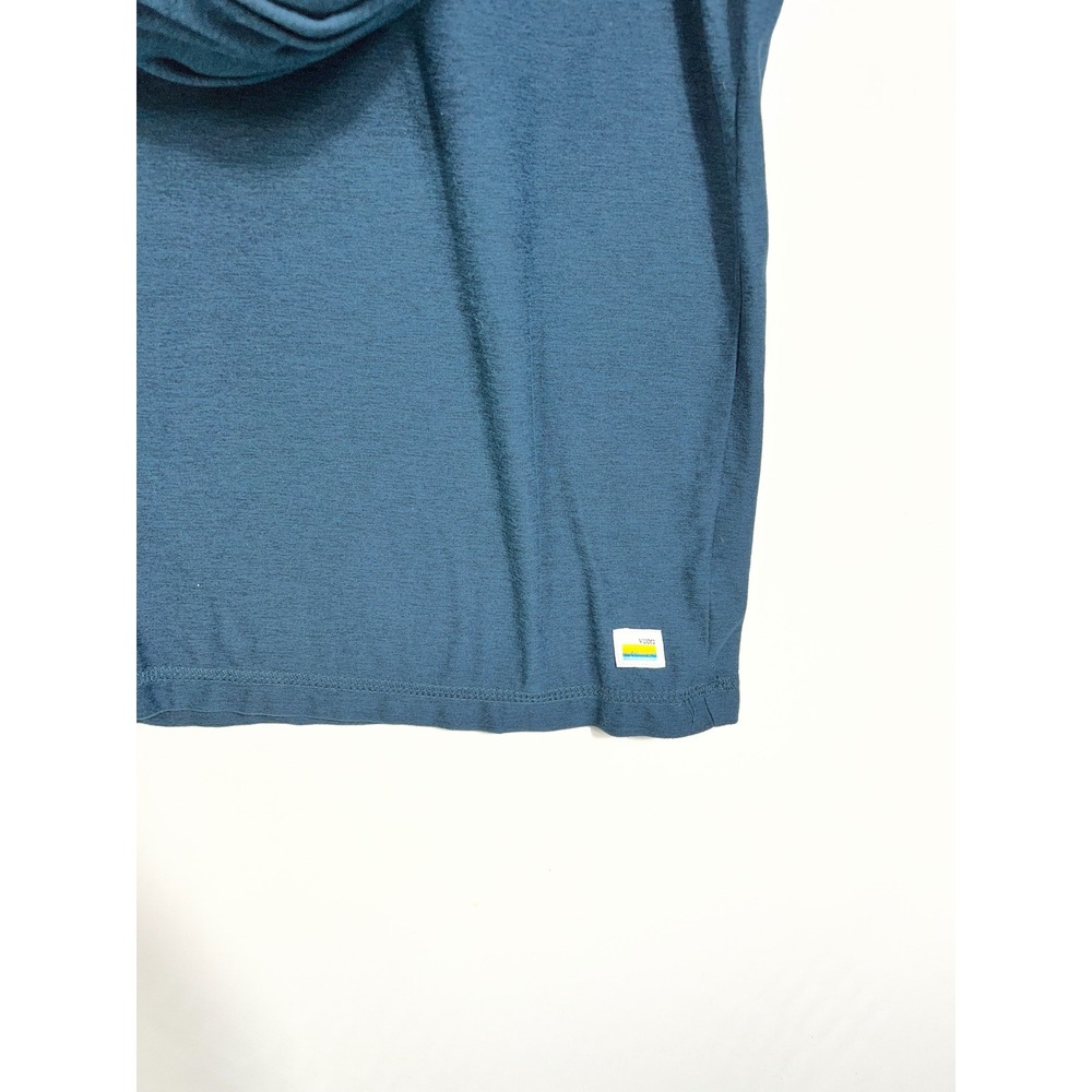 Vuori Womens V1019 Lightweight Performance Hoodie Teal Blue XL Long Sleeve - Picture 6 of 8